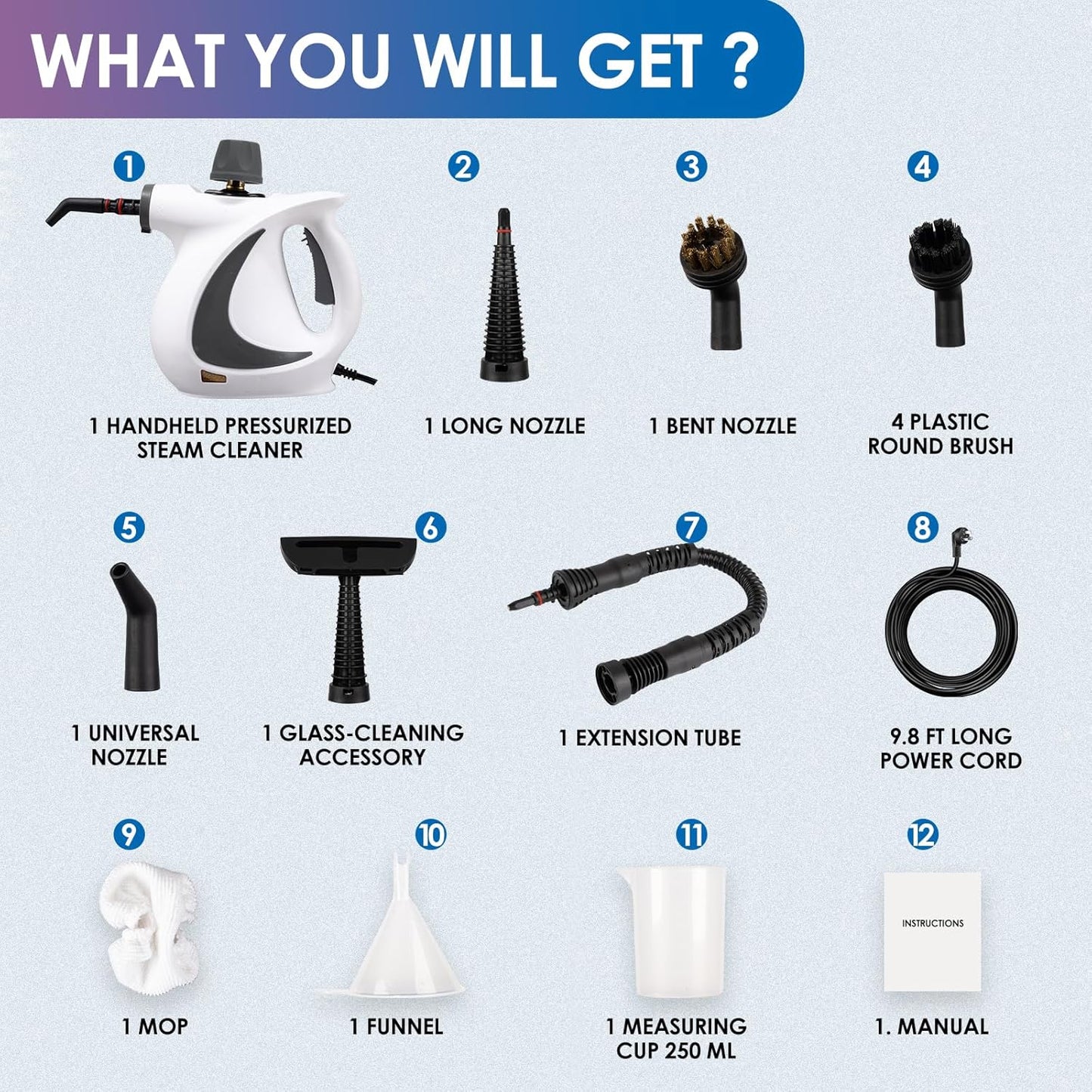 PureMist™ - The Ultimate Handheld Steam Cleaner