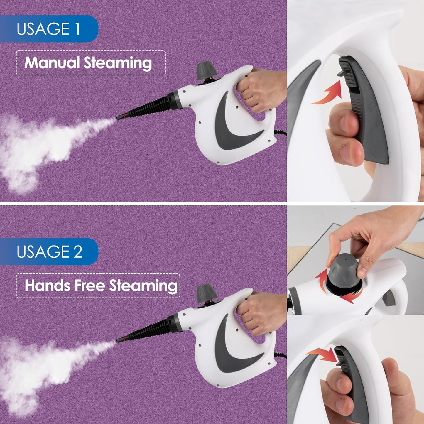 PureMist™ - The Ultimate Handheld Steam Cleaner