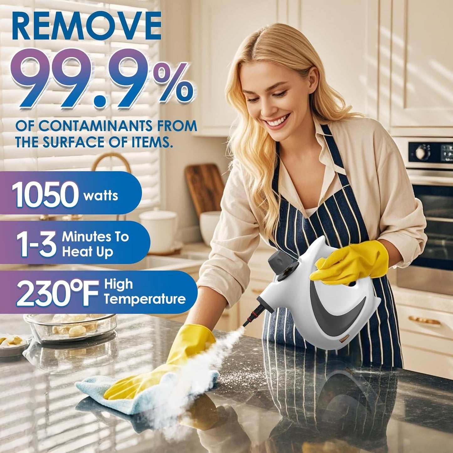 PureMist™ - The Ultimate Handheld Steam Cleaner